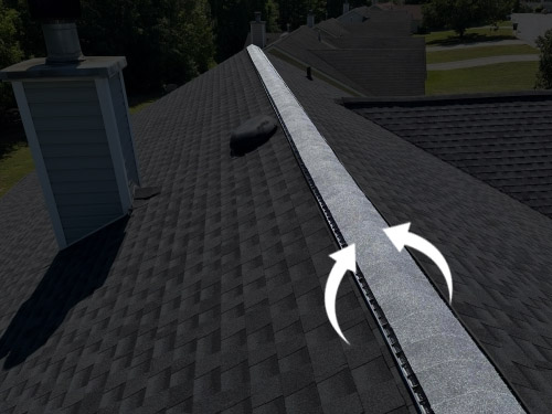 Ridge Vent Repair